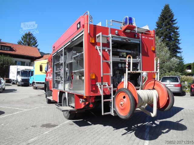 Feuerwehr/Rettung Mercedes-Benz 1124 AF LF 16 Löschfahrzeug Schlauchhaspel Metz Pumpe Feuerwehr