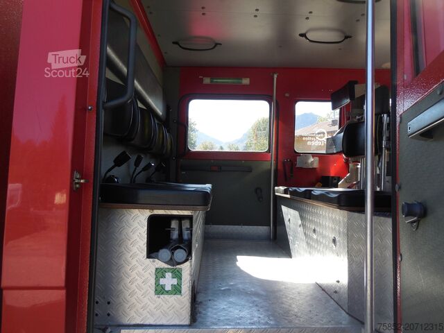 Feuerwehr/Rettung Mercedes-Benz 1124 AF LF 16 Löschfahrzeug Schlauchhaspel Metz Pumpe Feuerwehr
