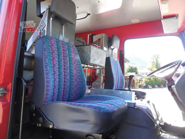 Feuerwehr/Rettung Mercedes-Benz 1124 AF LF 16 Löschfahrzeug Schlauchhaspel Metz Pumpe Feuerwehr