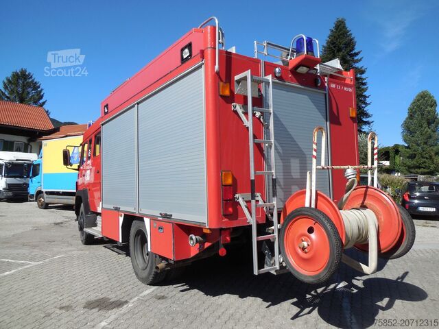 Feuerwehr/Rettung Mercedes-Benz 1124 AF LF 16 Löschfahrzeug Schlauchhaspel Metz Pumpe Feuerwehr