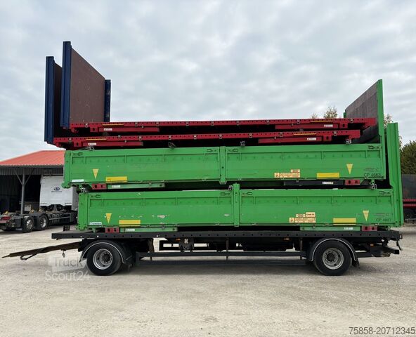 Carroçaria intercambiável Krone Baustoff 7,45m Zurringe Bordwände Türen