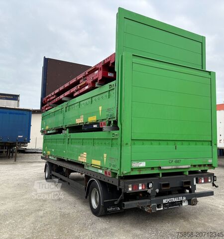 Carroçaria intercambiável Krone Baustoff 7,45m Zurringe Bordwände Türen