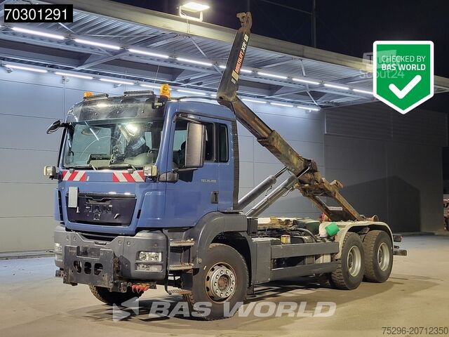 Система крюкообразных рычагов MAN TGS 26.400 6X4 Hiab XR21S56 Containersystem Aut...