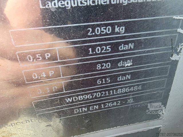 Skříňová dodávka MERCEDES-BENZ 816 Koffer, Ladebordwand, viel in 2025 repariert