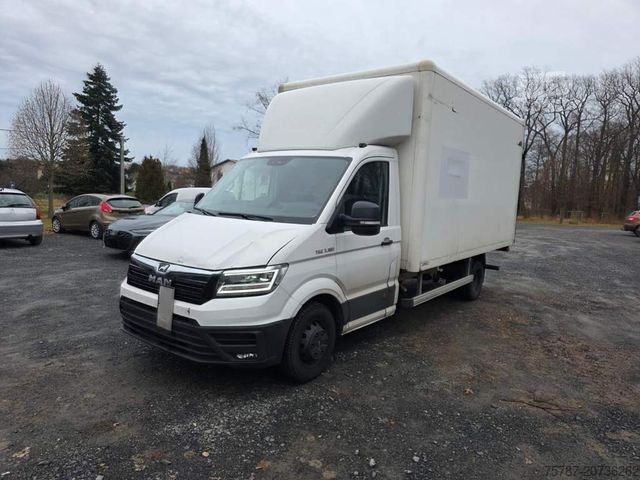 Skříňová dodávka MAN TGE 3.180 Koffer mit Ladebordwand, Klima, AHK