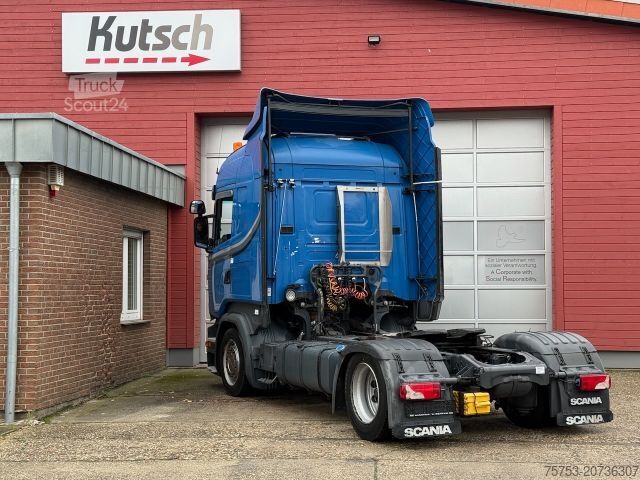 Cabeza tractora de gran volumen SCANIA R450 Lowliner, Hubsattelkupplung, Retarder