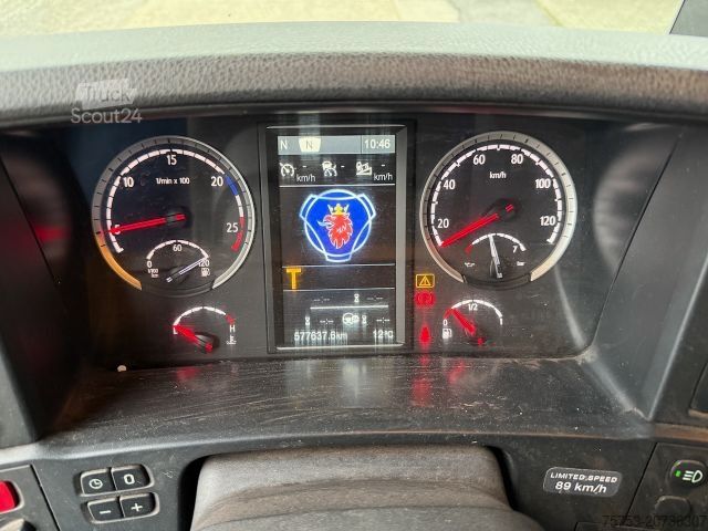 Cabeza tractora de gran volumen SCANIA R450 Lowliner, Hubsattelkupplung, Retarder