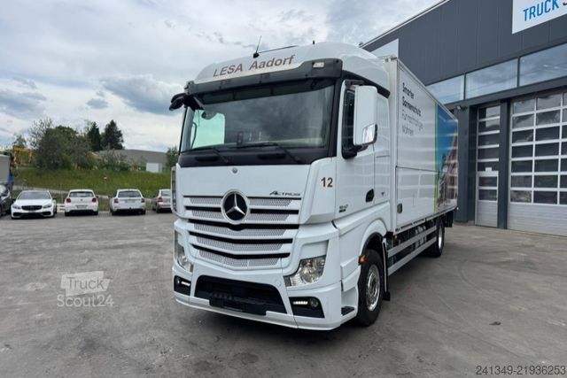 شاحنة للأغراض الخاصة MERCEDES-BENZ Actros 1842 mit Seitenöffnung und Kran