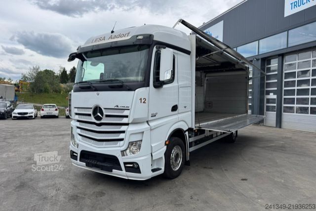 شاحنة للأغراض الخاصة MERCEDES-BENZ Actros 1842 mit Seitenöffnung und Kran