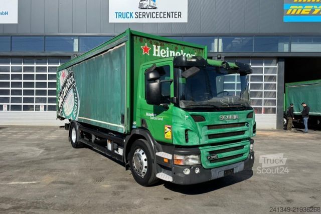 Erikoiskäyttöinen kuorma-auto SCANIA P340 4x2 Getränkeaufbau