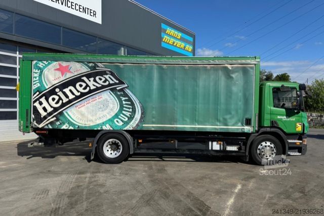 Erikoiskäyttöinen kuorma-auto SCANIA P340 4x2 Getränkeaufbau