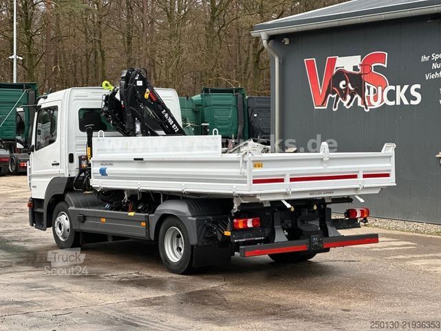 Trijų pusių savivartis sunkvežimis MERCEDES-BENZ Atego 823 4x2 Meiller DSK,HIAB-Ladekran *NEU*