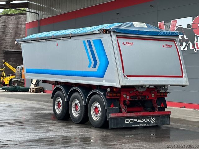 Billenős félpótkocsi FLIEGL DHKA350 Kipper / EBS-E / CRAMARO/Lift/Niveau