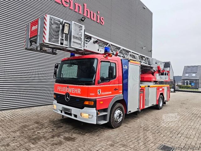 İtfaiye aracı Mercedes-Benz Atego 1528 4x2 Metz L32 DLK 23-12 PLC-3 Drehleiter