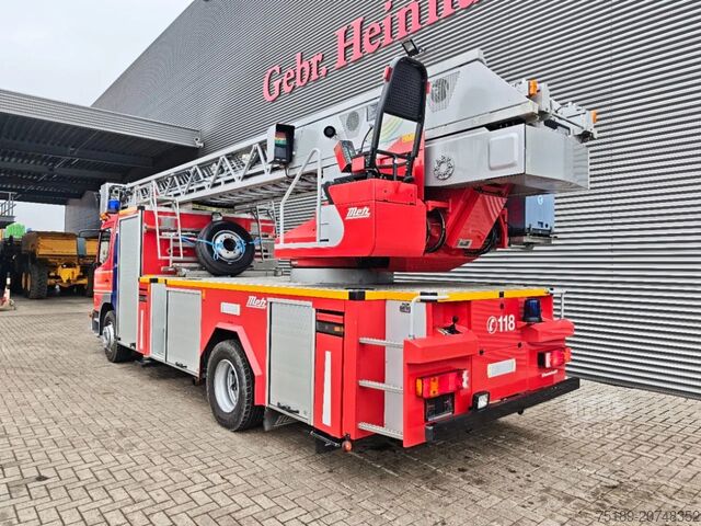 İtfaiye aracı Mercedes-Benz Atego 1528 4x2 Metz L32 DLK 23-12 PLC-3 Drehleiter