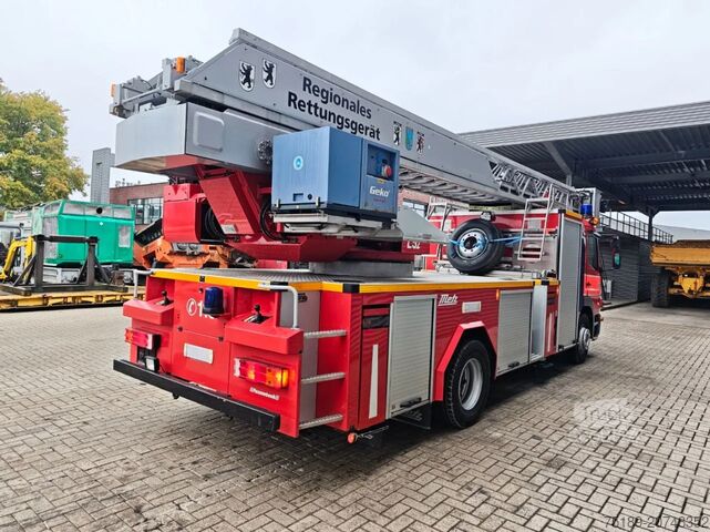 İtfaiye aracı Mercedes-Benz Atego 1528 4x2 Metz L32 DLK 23-12 PLC-3 Drehleiter