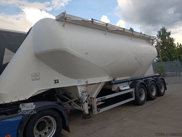 Полуприцеп силоз FELDBINDER EUT 37.3 BPW Disc ALCOA 4,4t 2Kammer TÜV neu