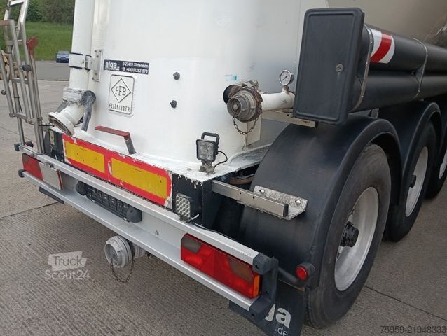 Полуприцеп силоз FELDBINDER EUT 37.3 BPW Disc ALCOA 4,4t 2Kammer TÜV neu