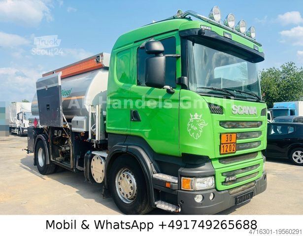 Tanker truck SCANIA R440 Rohr *Retarder/Oben-Unten/2-Kammern/14m³