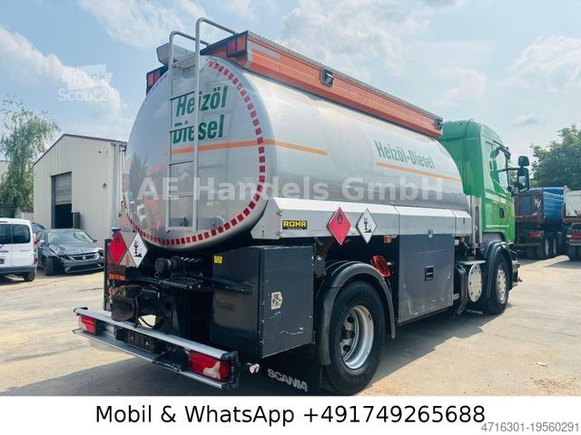 Tanker truck SCANIA R440 Rohr *Retarder/Oben-Unten/2-Kammern/14m³