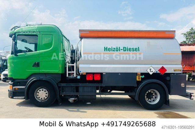 Tanker truck SCANIA R440 Rohr *Retarder/Oben-Unten/2-Kammern/14m³