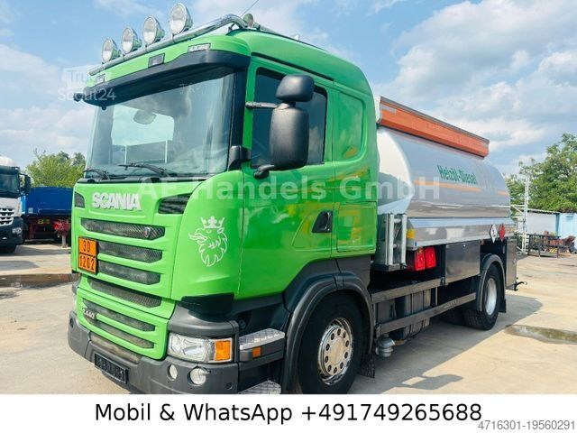 Tanker truck SCANIA R440 Rohr  *Retarder/Oben-Unten/2-Kammern/14m³