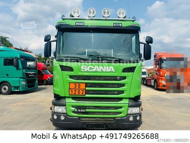 Tanker truck SCANIA R440 Rohr *Retarder/Oben-Unten/2-Kammern/14m³