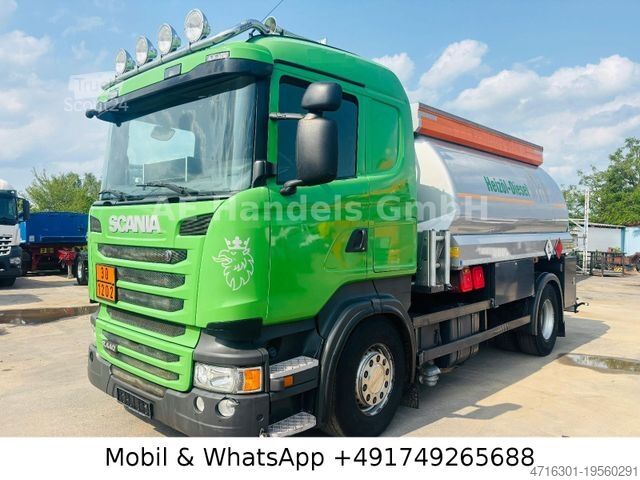 Tanker truck SCANIA R440 Rohr  *Retarder/Oben-Unten/2-Kammern/14m³