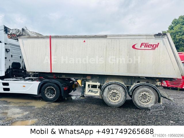 Billenős félpótkocsi FLIEGL ZHKA 350 Alu *30m³/1.Liftachse/Cramaro/Alcoa