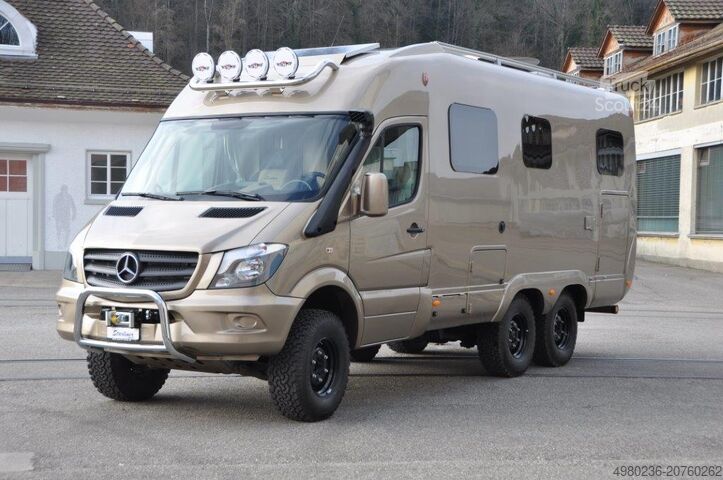 Camper integrato Mercedes Benz Sprinter 6x6