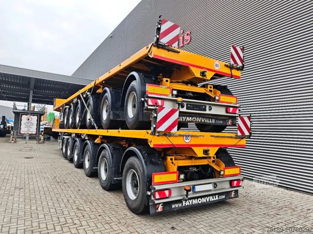 Remorque à plate-forme Faymonville F-S46-1AAB Ballasttrailer 4 Pieces!