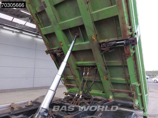 3-sānu pašizgāzējs MAN TGM 18.290 4X2 HMF1035-K2 Crane Kran 6m3 3-side...