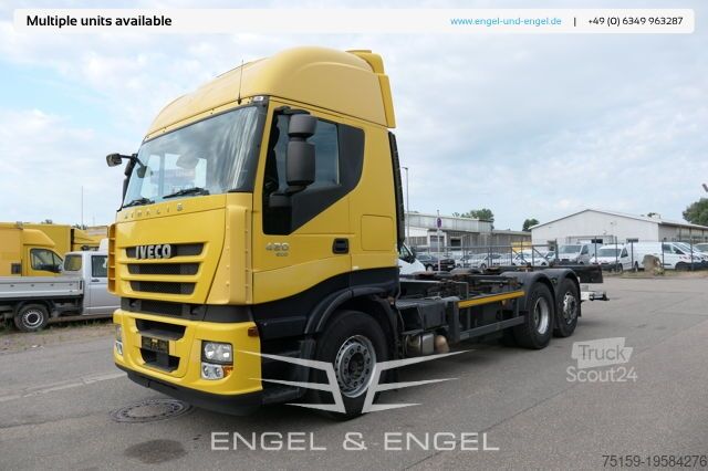 Swap body truck iveco STRALIS AS 260 S42 Y/FS-CM ECO LBW AHK KLIMA INTARDER EURO-5 - Lenkachse