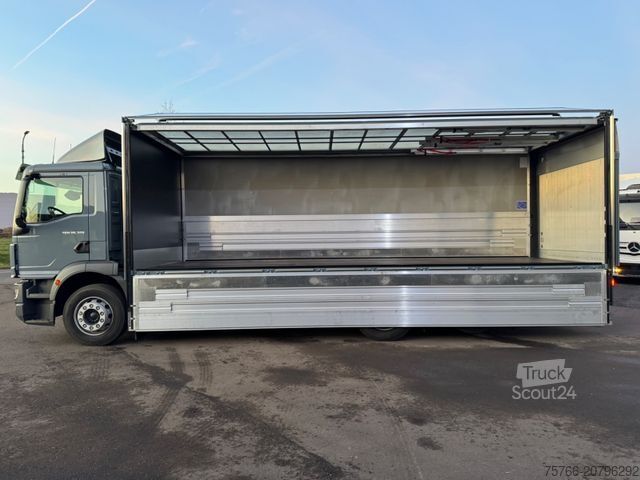 Camión caja MAN TGM 26.320 L / LBW / LENKACHSE / 18 PAL
