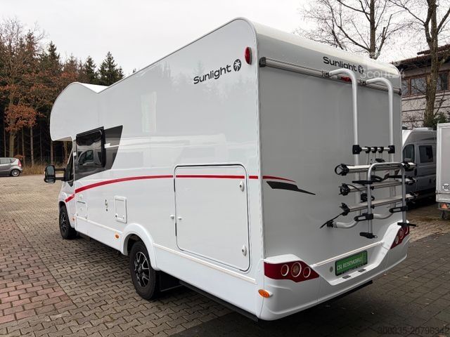Alkovinis kemperis SUNLIGHT A 70 + Markise + Navi + Kamera + gr. Kühlschrank