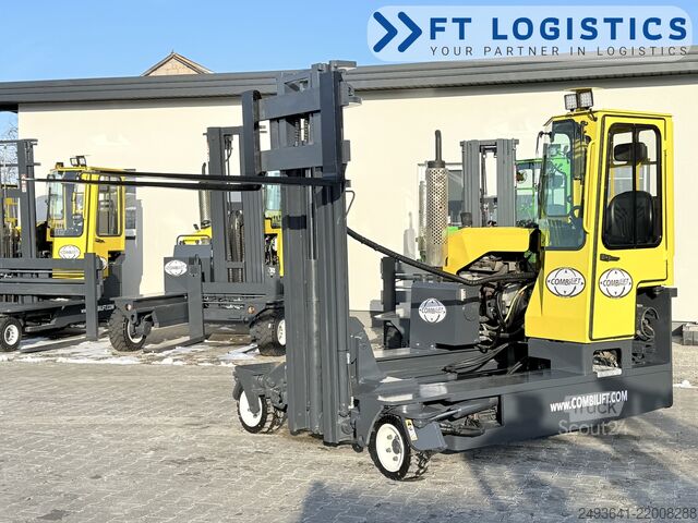Carrello elevatore a 4 direzioni Combilift C3000 GAS DUPLEX PLATFORM 1500 FREE LIFT
