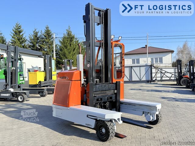 štirismerni viličar Hubtex DQ45G DUPLEX 5000 FORK-POSITIONER CABIN