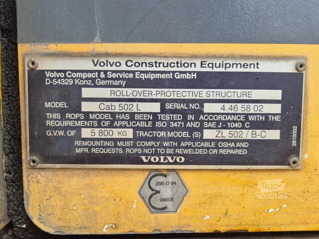 Rakodógép Volvo ZL 502 C