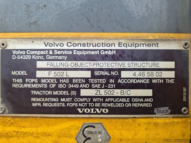 Rakodógép Volvo ZL 502 C