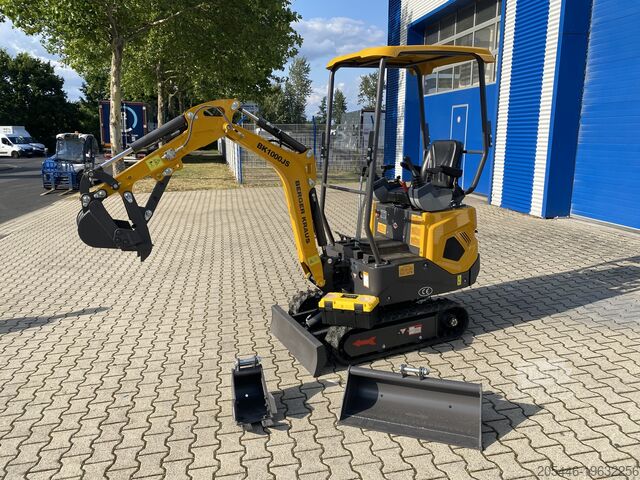 Miniescavatore con pacchetto pala Berger Kraus BK1000JS mit Schwenkarm *HERBSTAKTION*