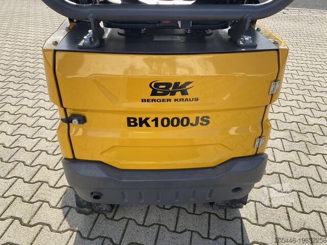 Minigravemaskine med skovlpakke Berger Kraus BK1000JS mit Schwenkarm *HERBSTAKTION*