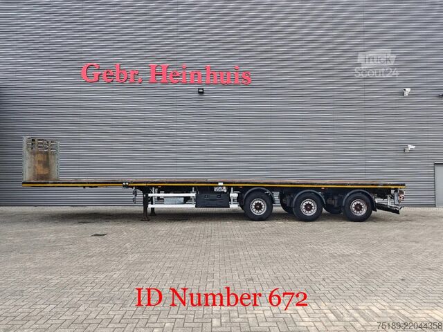 Platformos priekaba Faymonville F-S43-1AAF 7.3 Meter Extandable Powersteering!