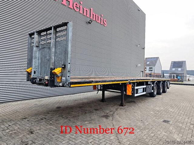 Platformos priekaba Faymonville F-S43-1AAF 7.3 Meter Extandable Powersteering!