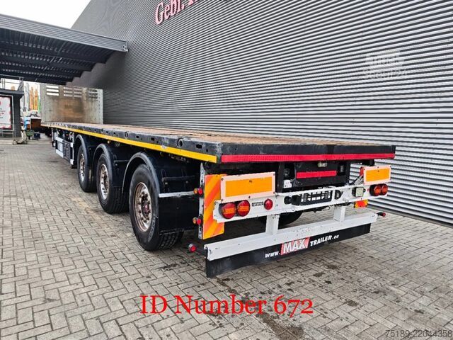 Platformos priekaba Faymonville F-S43-1AAF 7.3 Meter Extandable Powersteering!