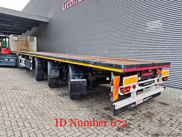Platformos priekaba Faymonville F-S43-1AAF 7.3 Meter Extandable Powersteering!
