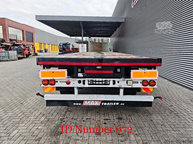 Platformos priekaba Faymonville F-S43-1AAF 7.3 Meter Extandable Powersteering!
