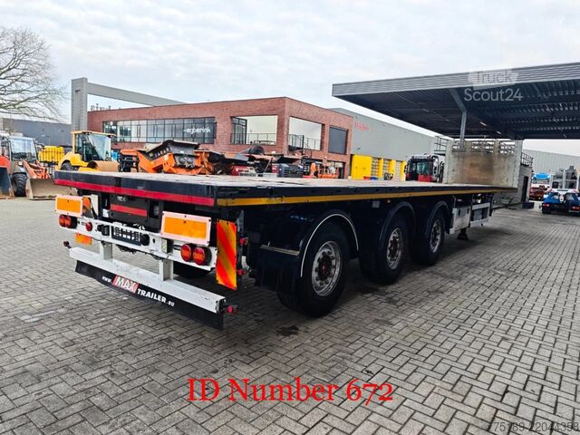 Platformos priekaba Faymonville F-S43-1AAF 7.3 Meter Extandable Powersteering!