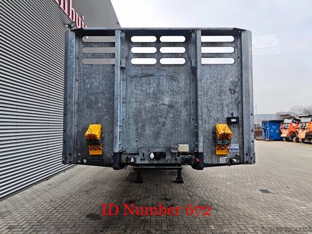Platformos priekaba Faymonville F-S43-1AAF 7.3 Meter Extandable Powersteering!