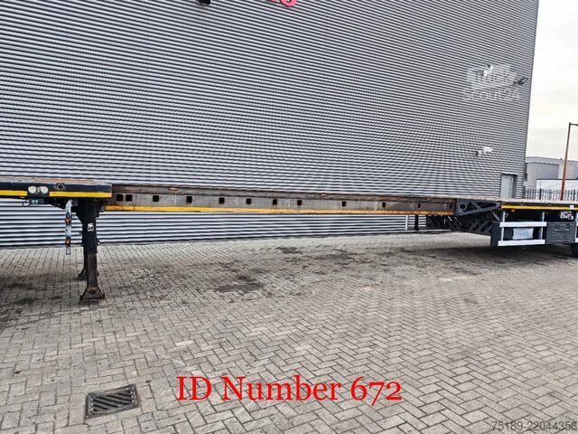 Platformos priekaba Faymonville F-S43-1AAF 7.3 Meter Extandable Powersteering!