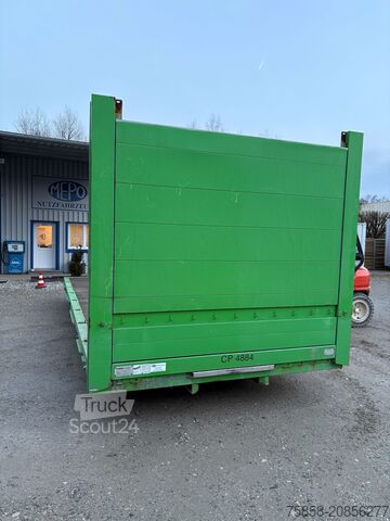 Remolque con caja móvil Krone BDF 7,45m TOP Zustand Zurringe